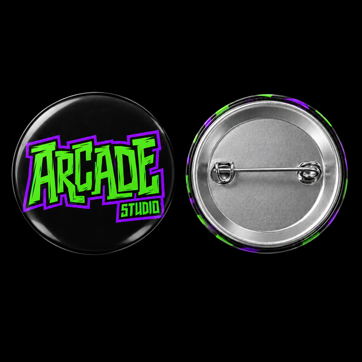 CUSTOM BUTTON BADGE