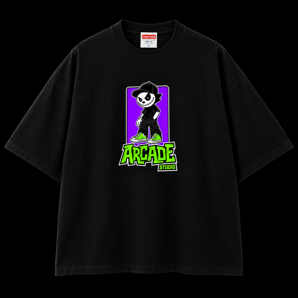 DTF CUSTOM PRINT UNITED ATHLE OVERSIZED SHIRT  - DTF